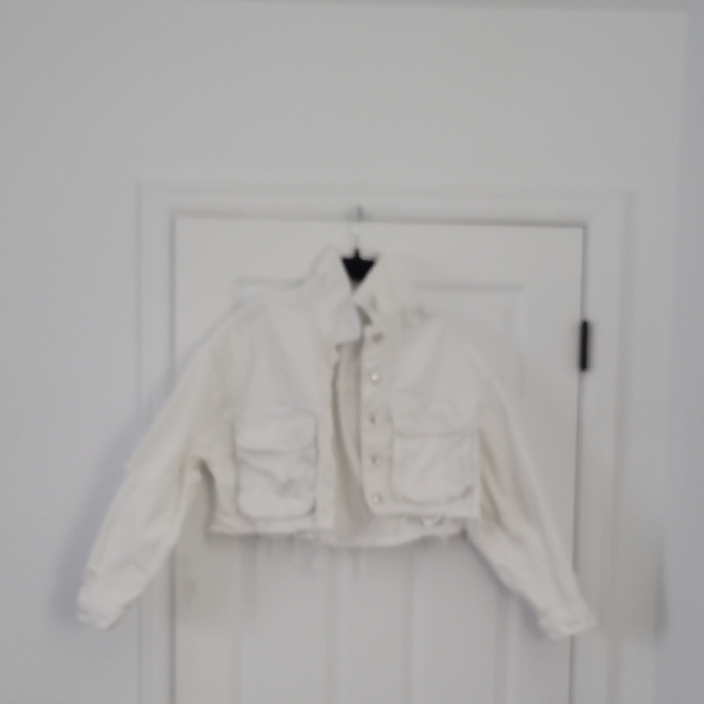 White Denim Jacket